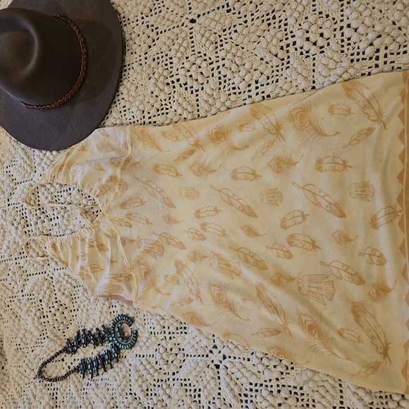Spell Dresses & Skirts - Spell Designs Extremely Rare vintage feather slip dress